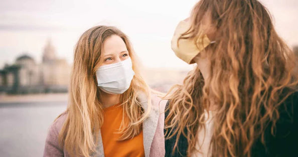 Sharon Mech Donates Face Masks and Laughter